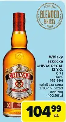 Carrefour Whisky Chivas Regal 12 oferta