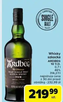 Carrefour Whisky Ardbeg 10 Years Old oferta