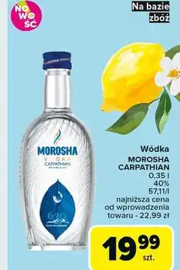 Carrefour Wódka Morosha Carpathian oferta