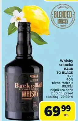 Carrefour Whisky Back To Black oferta
