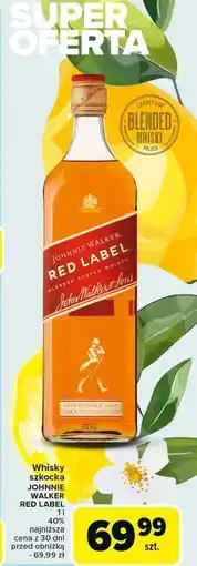 Carrefour Whisky Johnnie Walker Red Label oferta