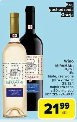 Carrefour Wino Miramani Pirosmani oferta