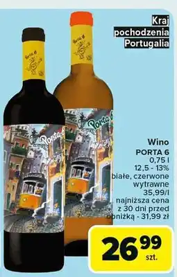 Carrefour Wino Porta 6 oferta