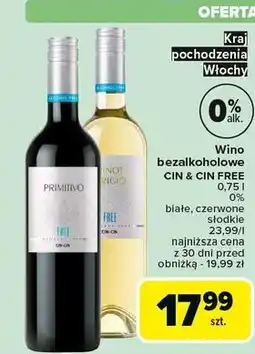Carrefour Wino Cin&Cin Pinot Grigio oferta
