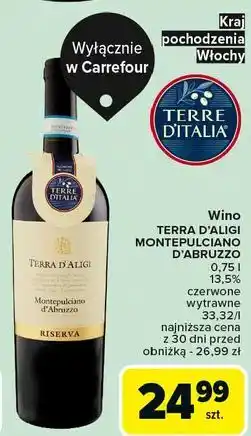 Carrefour Wino Terra D'aligi Reserva oferta