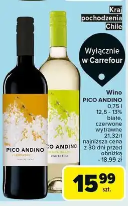 Carrefour Wino Pico Andino Sauvignon oferta