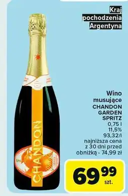 Carrefour Wino Chandon Garden Spritz oferta