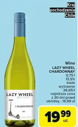 Carrefour Wino Lazy Wheel Chardonnay oferta