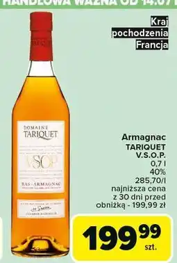 Carrefour Brandy Tariquet V.s.o.p oferta