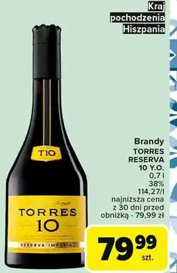 Carrefour Brandy Torres 10 oferta