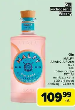 Carrefour Gin Malfy Rosa oferta