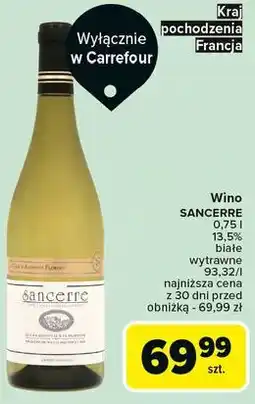 Carrefour Wino Sancerre Blanc oferta