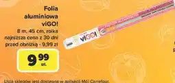 Carrefour Folia aluminiowa z tłoczeniem 8 m Vigo! oferta