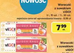 Carrefour Woreczki z suwakiem 1 l Vigo! oferta