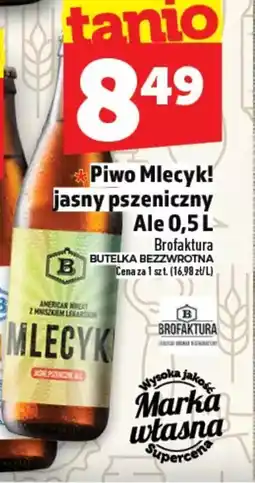 Topaz Piwo Mlecyk! oferta