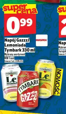 Topaz Napój Gazz/Lemoniada Tymbark oferta