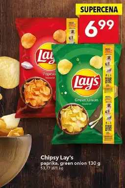 Lewiatan Chipsy Lay's green onion oferta