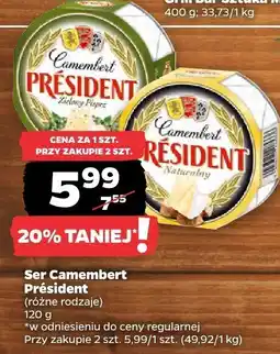 Netto Ser Camembert President oferta