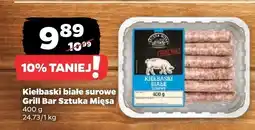 Netto Kiełbaski białe surowe Grill Bar Sztuka Mięsa oferta
