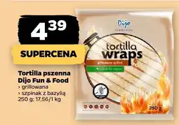 Netto Tortilla pszenna Dijo Fun & Food oferta