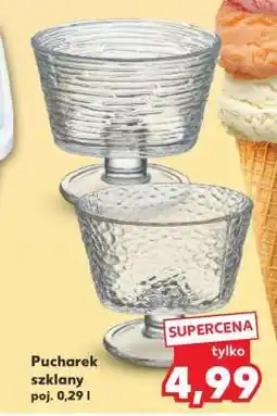 Kaufland Pucharek szklany oferta