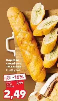 Kaufland Bagietka czosnkowa oferta