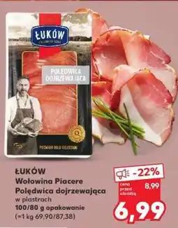 Kaufland ŁUKÓW Wołowina Piacere Polędwica dojrzewająca w plastrach oferta