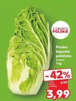 Kaufland Polska kapusta pekińska luzem 1 kg oferta