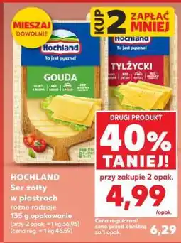 Kaufland HOCHLAND Ser żółty w plastrach różne rodzaje 135 g opakowanie oferta