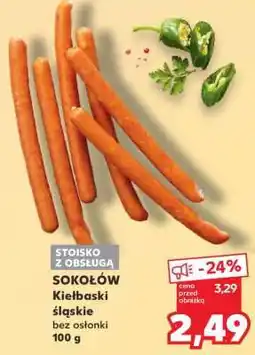 Kaufland SOKOŁÓW Kiełbaski śląskie bez osłonki 100 g oferta