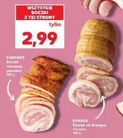 Kaufland KABANOS Boczek rolowany pieczony oferta