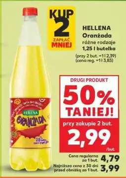 Kaufland HELLENA Oranżada różne rodzaje 1,25 l butelka oferta
