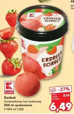 Kaufland Sorbet oferta