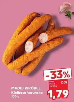 Kaufland MADEJ WRÓBEL Kiełbasa toruńska 100 g oferta