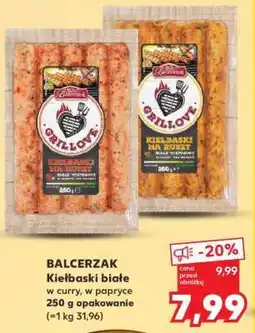 Kaufland BALCERZAK Kiełbaski białe oferta