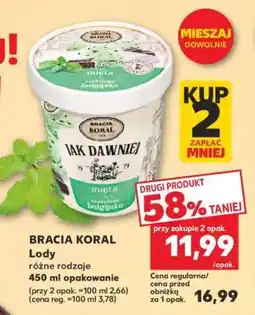 Kaufland BRACIA KORAL Lody oferta