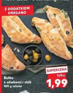 Kaufland Bułka z oliwkami i chili oferta