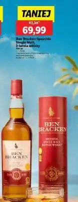 Lidl Ben Bracken Speyside Single Malt, 3-letnia whisky oferta