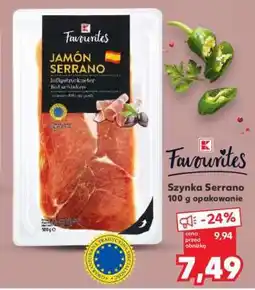 Kaufland Szynka Serrano oferta