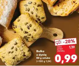Kaufland Bułka z dynią 80 g sztuka oferta