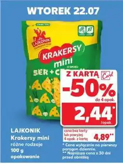 Kaufland Krakersy mini oferta