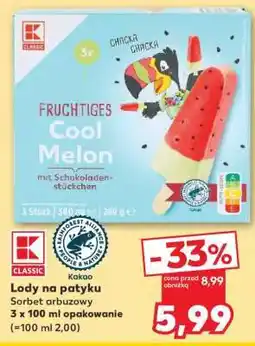 Kaufland Lody na patyku oferta