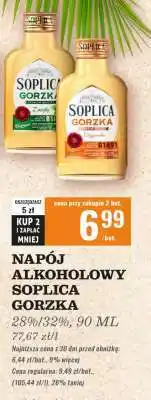Biedronka NAPÓJ ALKOHOLOWY SOPLICA GORZKA oferta