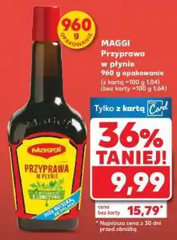 Kaufland MAGGI Przyprawa w płynie 960 g opakowanie oferta