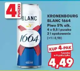 Kaufland KRONENBOURG BLANC 1664 oferta