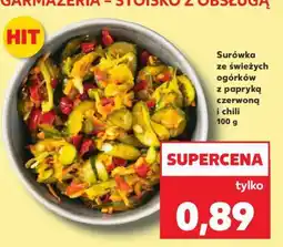 Kaufland Surówka ze świeżych ogórków z papryką czerwoną i chili 100 g oferta