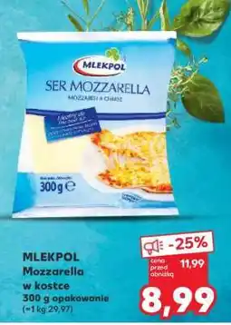 Kaufland MLEKPOL Mozzarella w kostce oferta