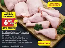 Biedronka Świeże udo lub podudzie kurczaka pakowane próżniowo Kraina Mięs oferta