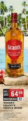 Biedronka Whisky Grant's Triple Wood oferta