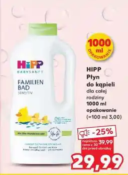 Kaufland HIPP Płyn do kąpieli dla całej rodziny 1000 ml opakowanie oferta